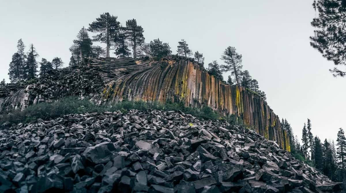Devils Postpile National Monument - kleinstes Naturschutzgebiet in der Sierra Nevada