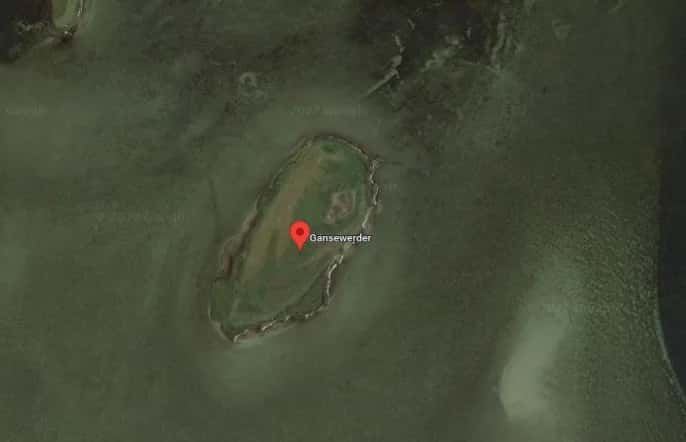 Gänsewerder - unbewohnte Ostseeinsel im Schaproder Bodden