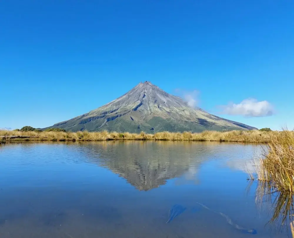 Der majestätische Mount Taranaki in Neuseeland