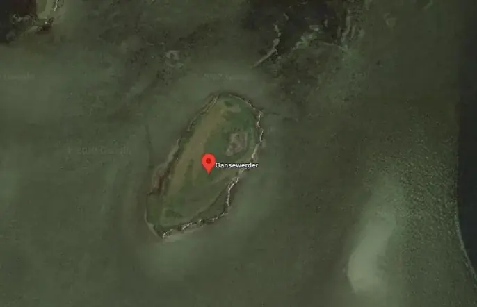 Gänsewerder - unbewohnte Ostseeinsel im Schaproder Bodden